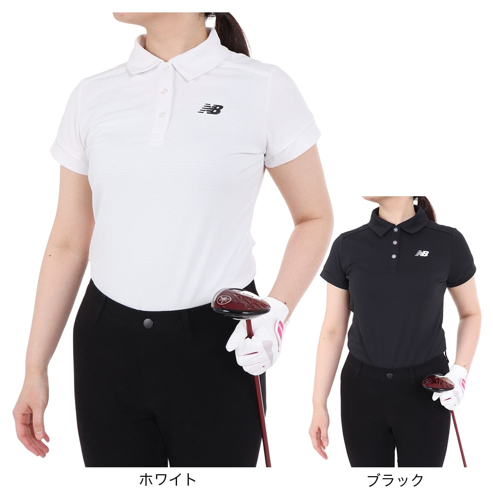 ニューバランス（new balance）（レディース）ゴルフウェア こかげMAX 半袖 カラーシャツ 012-4168503-010