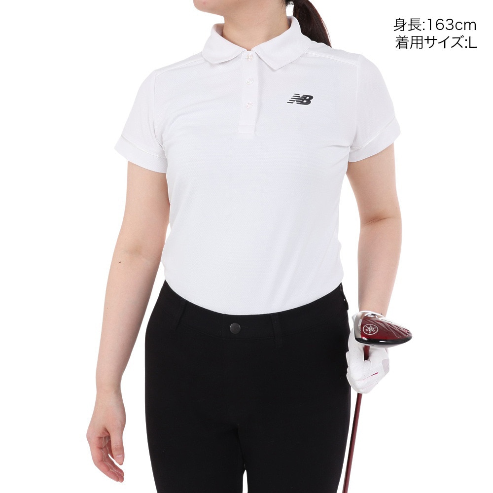 ニューバランス（new balance）（レディース）ゴルフウェア こかげMAX 半袖 カラーシャツ 012-4168503-030