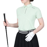 テーラーメイド（TAYLORMADE）（レディース）ゴルフウェア 吸汗速乾 メタルT 半袖ポロシャツ M19715ーTL451