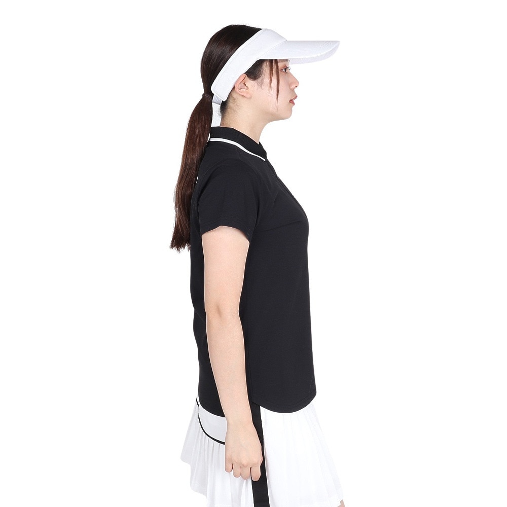 キャロウェイ（CALLAWAY）（レディース）ゴルフウェア 吸汗速乾 バックプリント 半袖ポロシャツ C24234200-1010