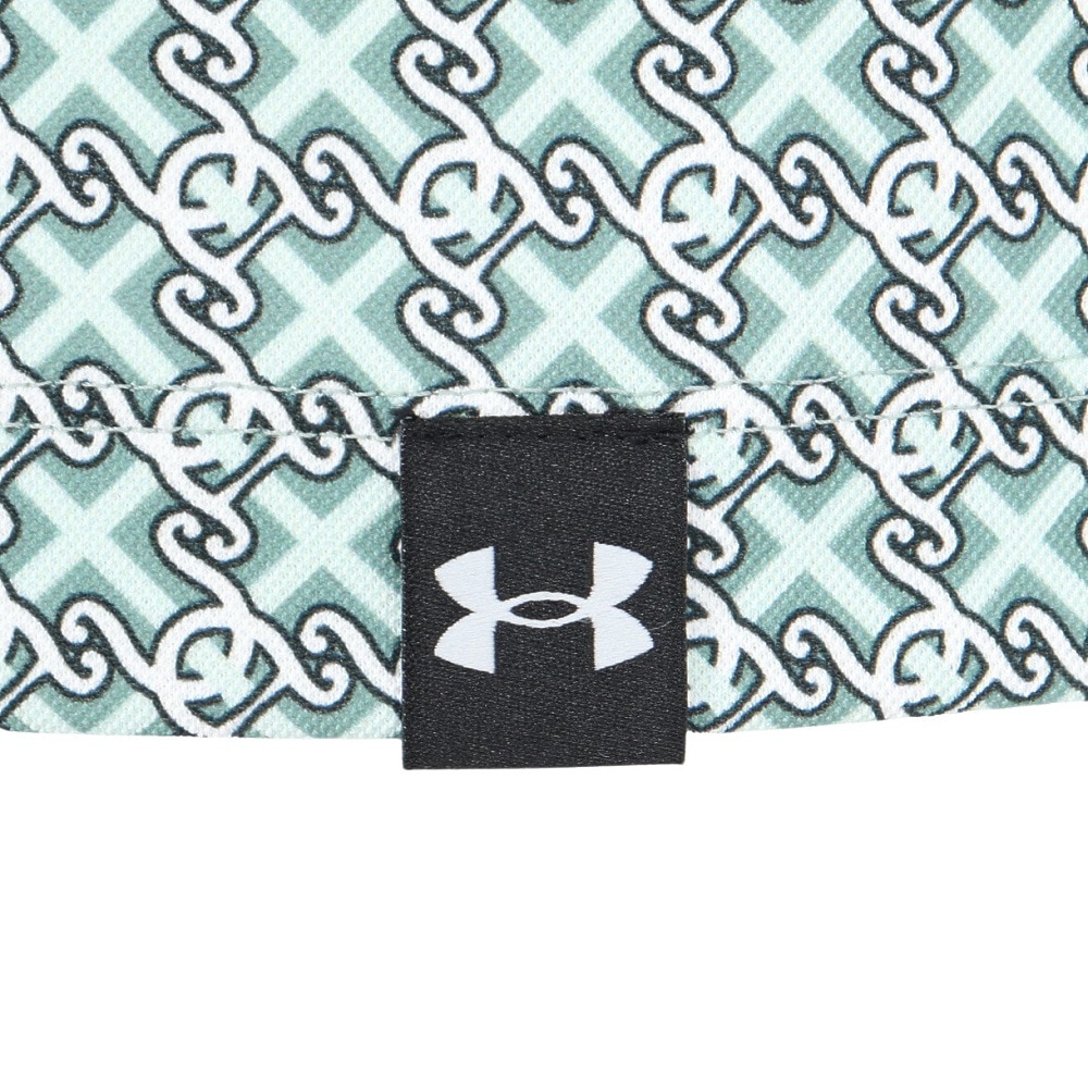 アンダーアーマー（UNDER ARMOUR）（レディース）ゴルフウェア 速乾 アーマードライ モノグラム チェック 半袖ポロシャツ 6001593 348