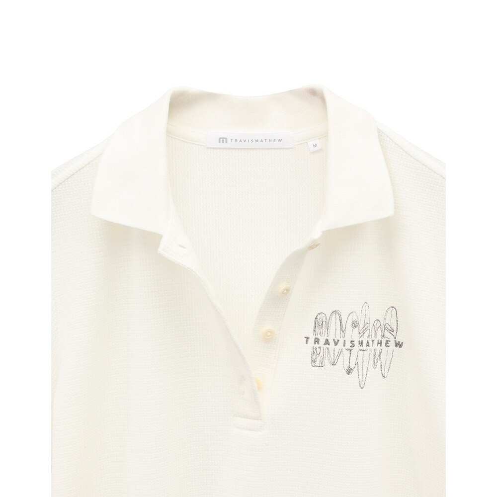 トラヴィスマシュー（Travis Mathew）（レディース）ゴルフウェア Embroidery 半袖ポロシャツ 7AL508-1WHT