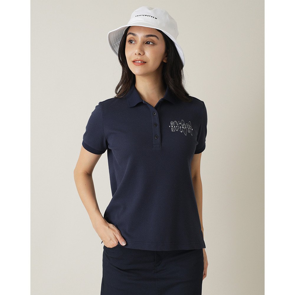 トラヴィスマシュー（Travis Mathew）（レディース）ゴルフウェア Embroidery 半袖ポロシャツ 7AL508-4MIN