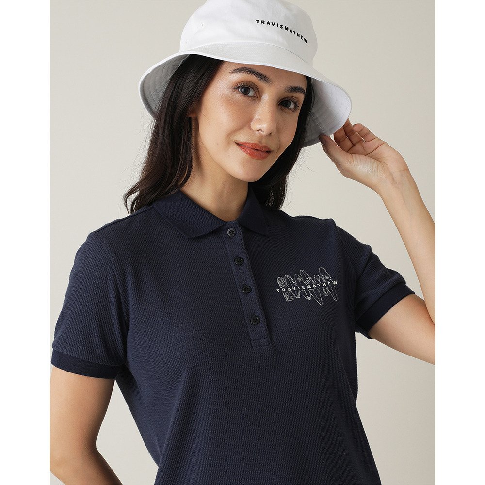 トラヴィスマシュー（Travis Mathew）（レディース）ゴルフウェア Embroidery 半袖ポロシャツ 7AL508-4MIN