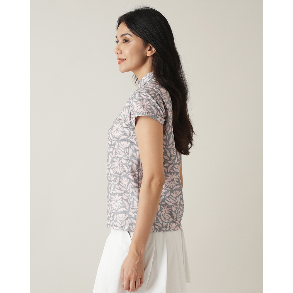 トラヴィスマシュー（Travis Mathew）（レディース）ゴルフウェア 半袖 Floral Print ポロシャツ 7AL524-6LPK