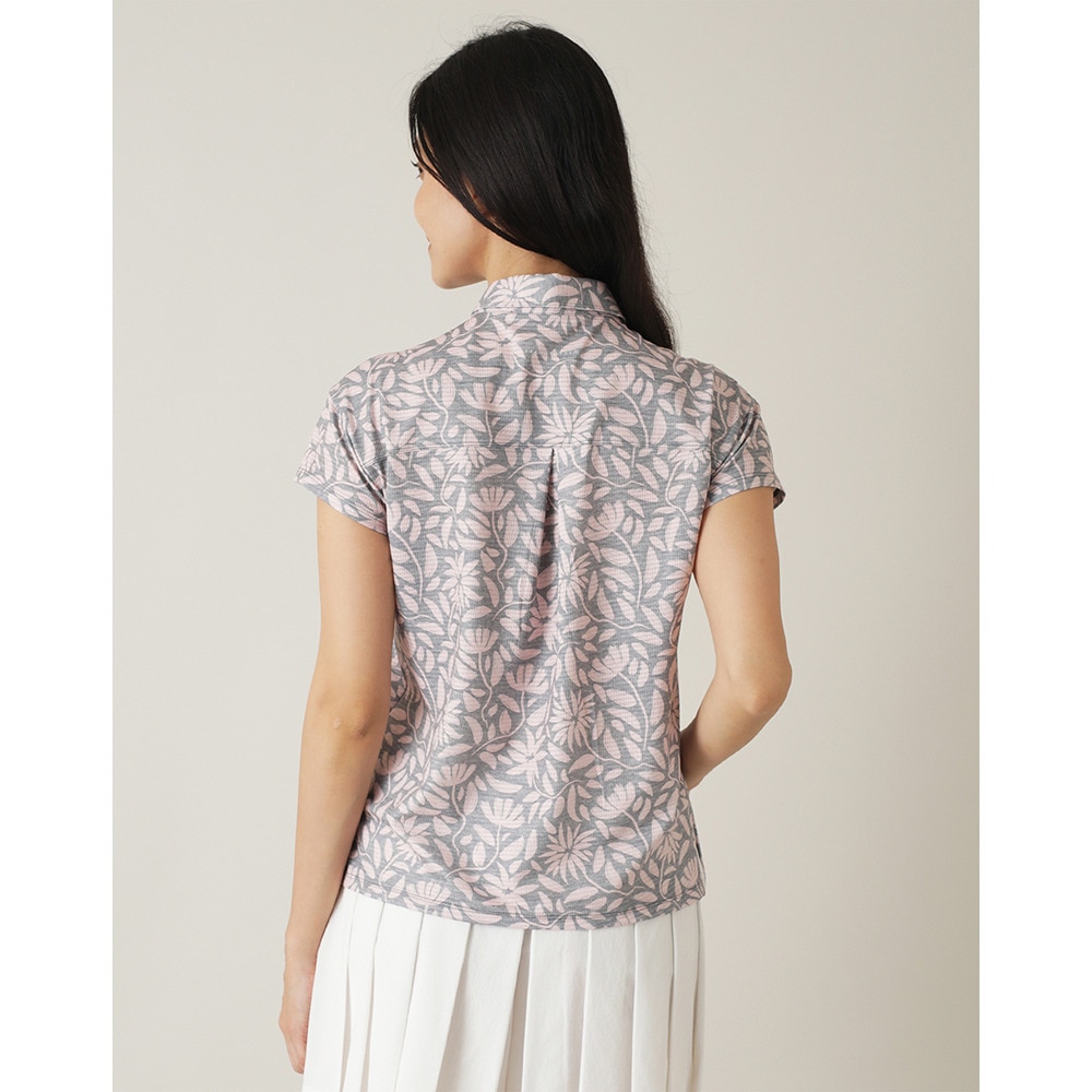 トラヴィスマシュー（Travis Mathew）（レディース）ゴルフウェア 半袖 Floral Print ポロシャツ 7AL524-6LPK