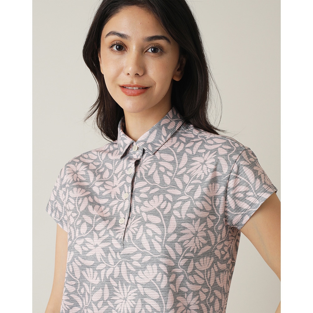 トラヴィスマシュー（Travis Mathew）（レディース）ゴルフウェア 半袖 Floral Print ポロシャツ 7AL524-6LPK