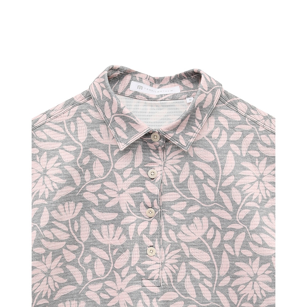 トラヴィスマシュー（Travis Mathew）（レディース）ゴルフウェア 半袖 Floral Print ポロシャツ 7AL524-6LPK
