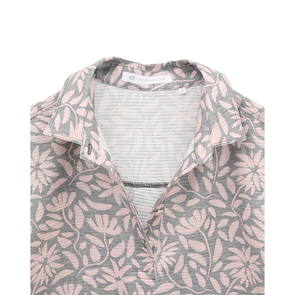 トラヴィスマシュー（Travis Mathew）（レディース）ゴルフウェア 半袖 Floral Print ポロシャツ 7AL524-6LPK