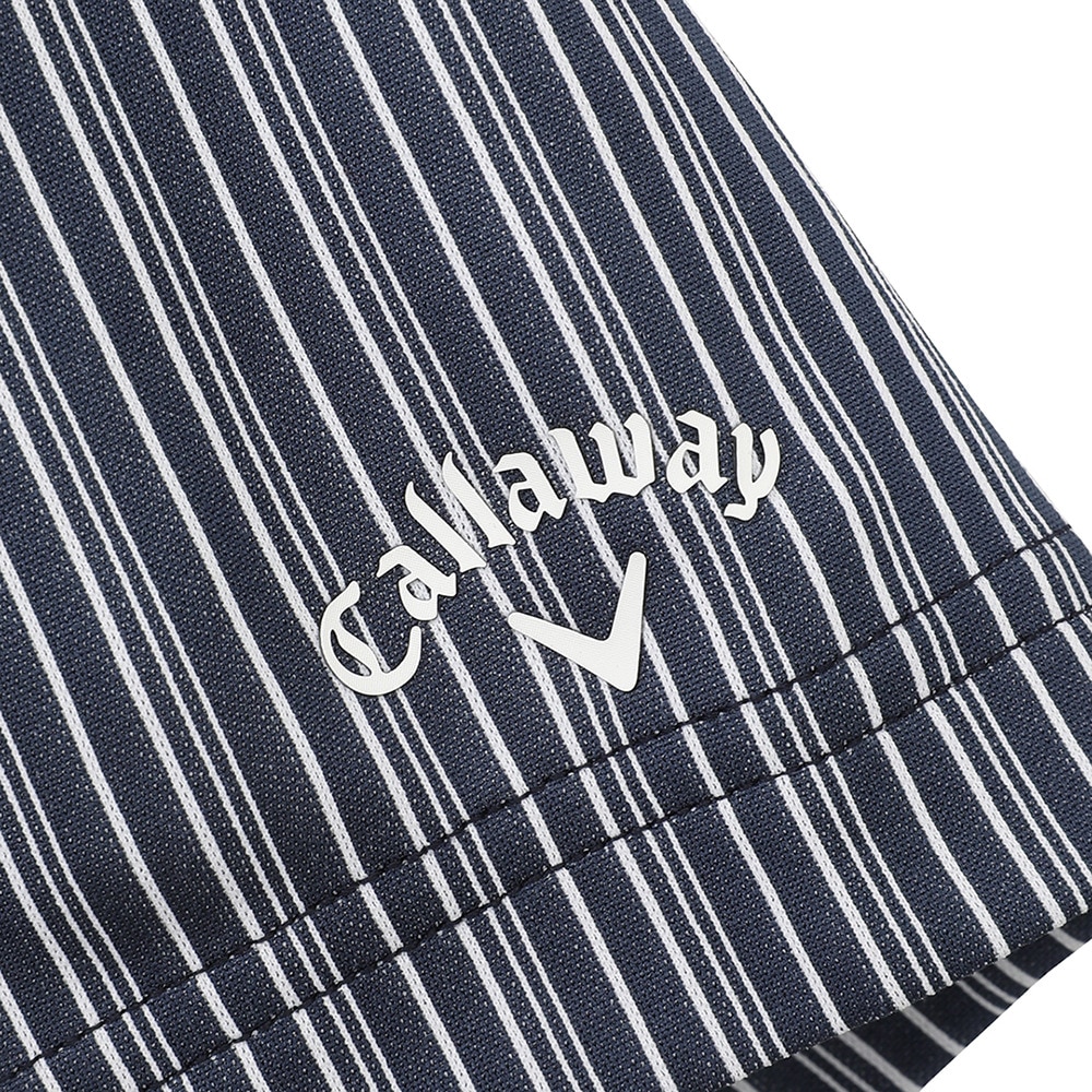 キャロウェイ（CALLAWAY）（レディース）ゴルフウェア ストライプ 半袖シャツ C25134205-1120