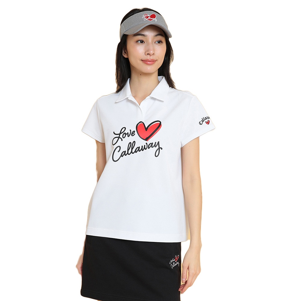 キャロウェイ（CALLAWAY）（レディース）ゴルフウェア 半袖シャツ C25134220-1030