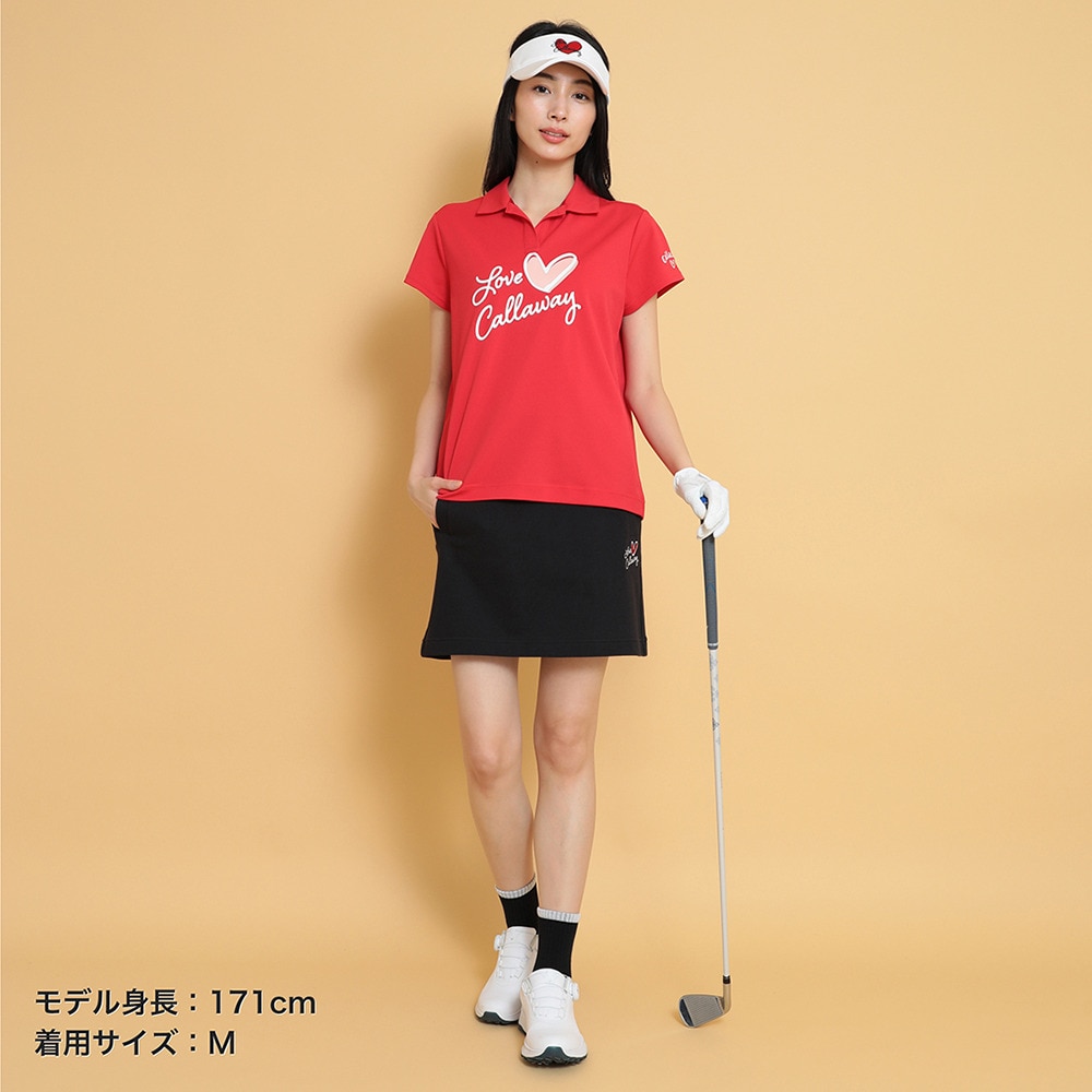 キャロウェイ（CALLAWAY）（レディース）ゴルフウェア 半袖シャツ C25134220-1100
