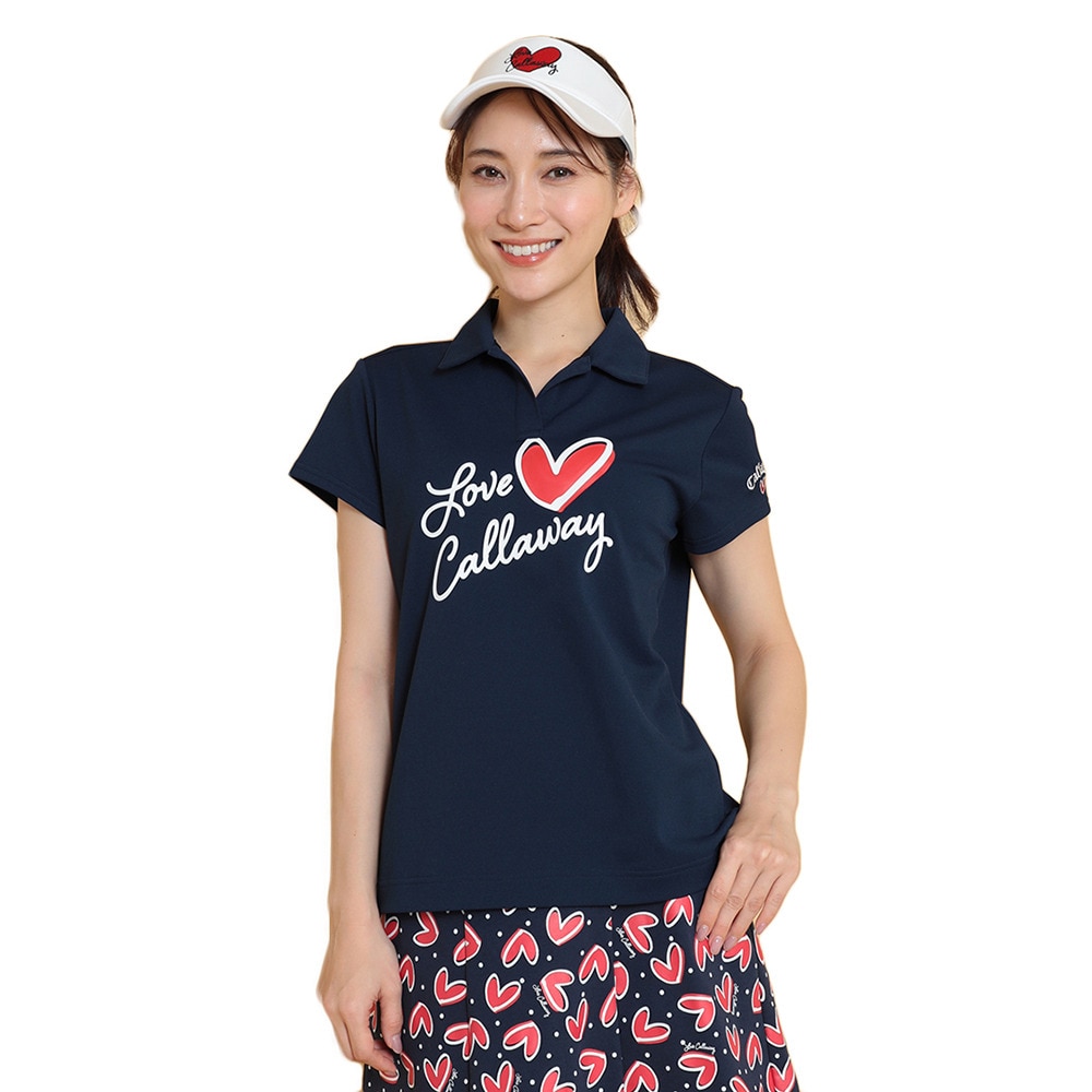 キャロウェイ（CALLAWAY）（レディース）ゴルフウェア 半袖シャツ C25134220-1120