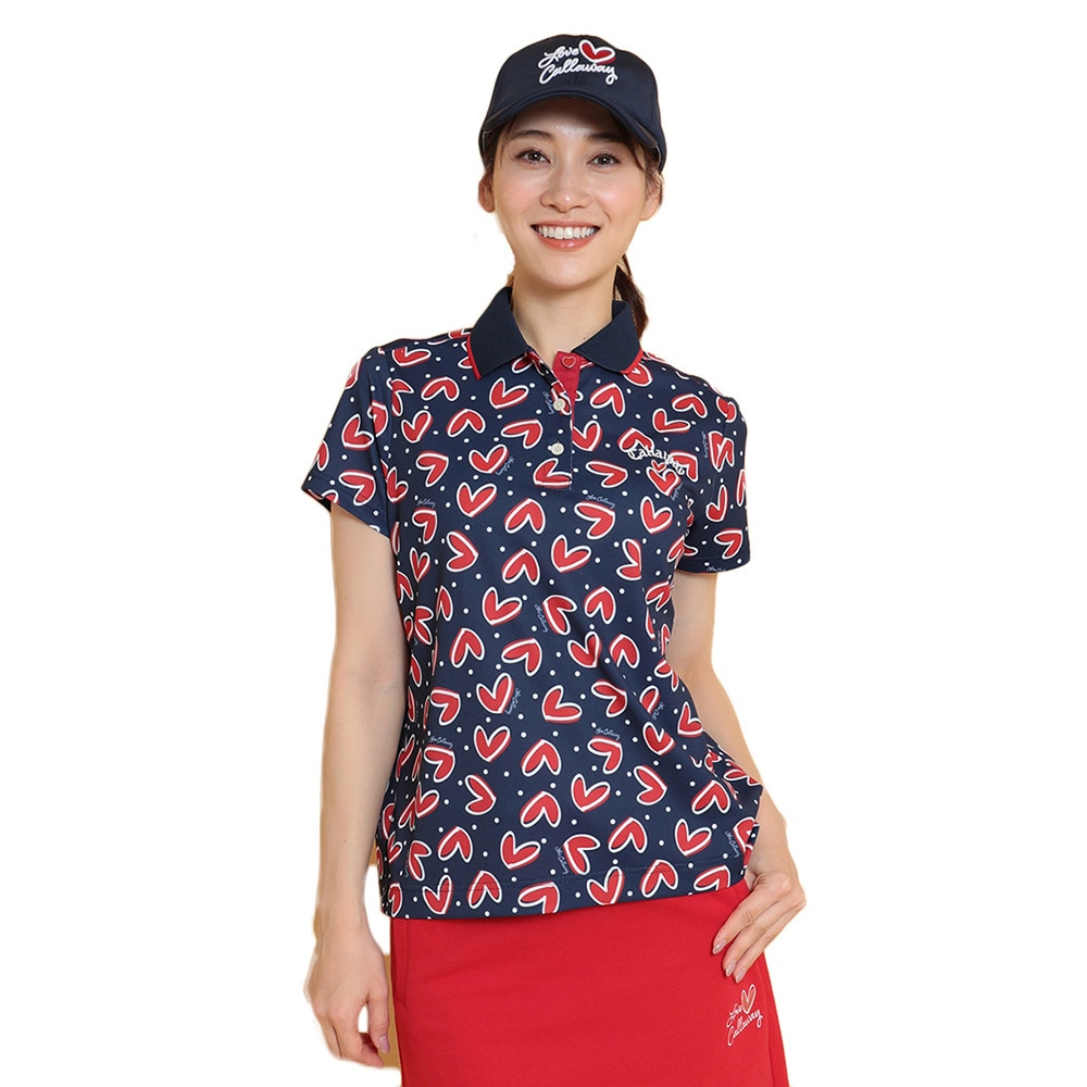 キャロウェイ（CALLAWAY）（レディース）ゴルフウェア 半袖ポロシャツ C25134221-1120