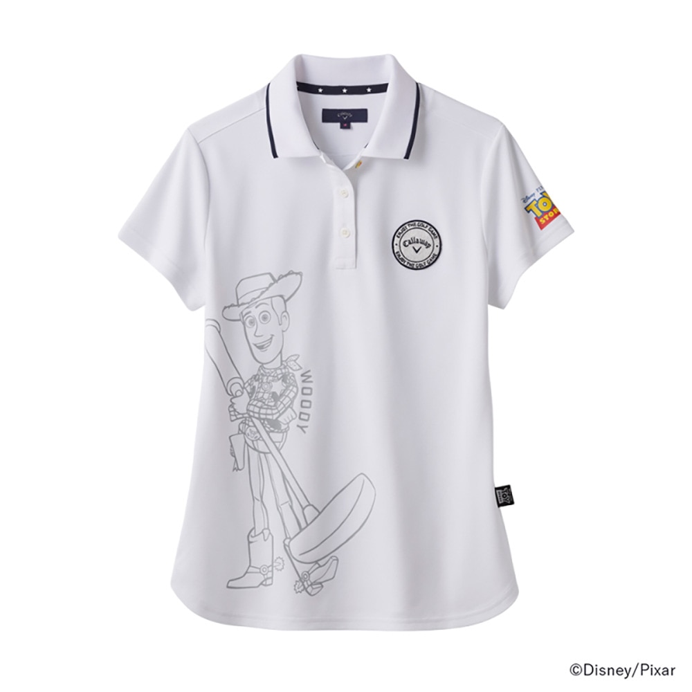 キャロウェイ（CALLAWAY）（レディース）ゴルフウェア 半袖 ポロシャツ Toy Story COLLECTION C25134230-1030