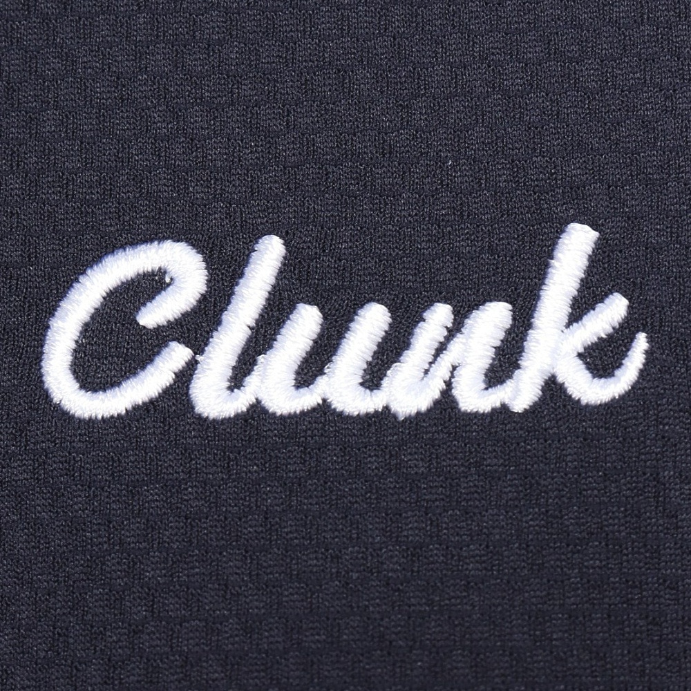 クランク（CLUNK）（レディース）ゴルフウェア 吸汗速乾 消臭 半袖 シャーリングポロシャツ CL5TUG13 NVY