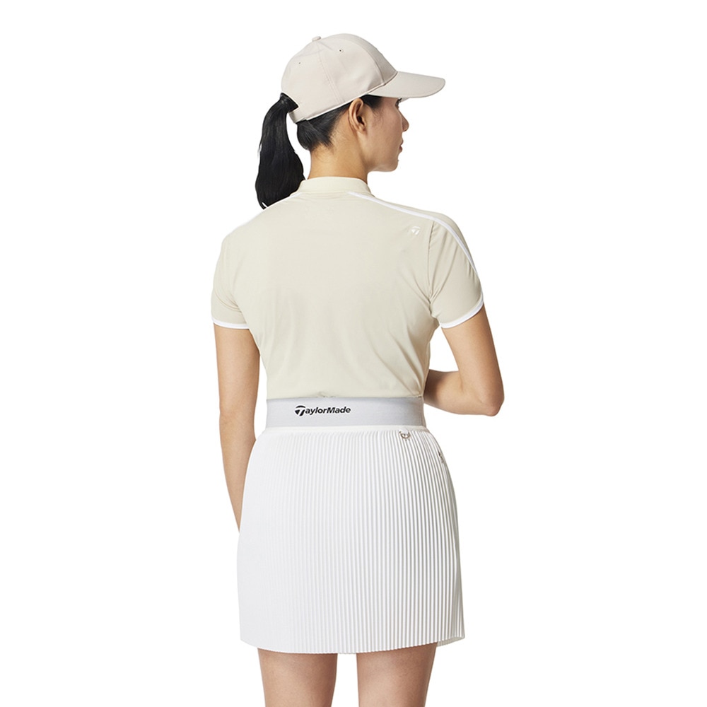 テーラーメイド（TAYLORMADE）（レディース）ゴルフウェア 半袖 ラインド ショートスリーブポロシャツ M13331-UN668