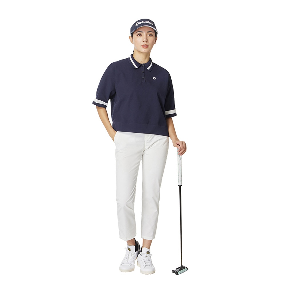 テーラーメイド（TAYLORMADE）（レディース）ゴルフウェア 半袖 ニッテッド ショートスリーブポロシャツ M13375-UN681