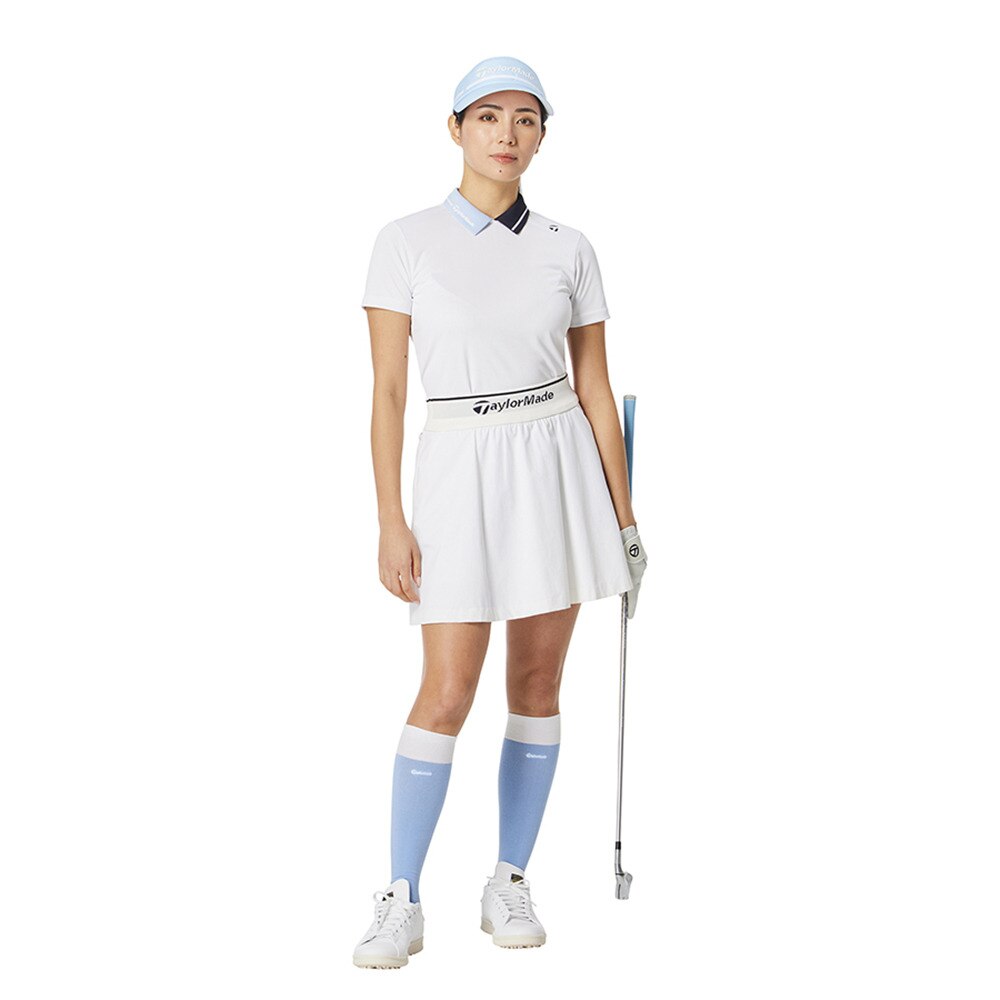 テーラーメイド（TAYLORMADE）（レディース）ゴルフウェア T-ICEコントラストカラー半袖ポロシャツ M13427-UN698