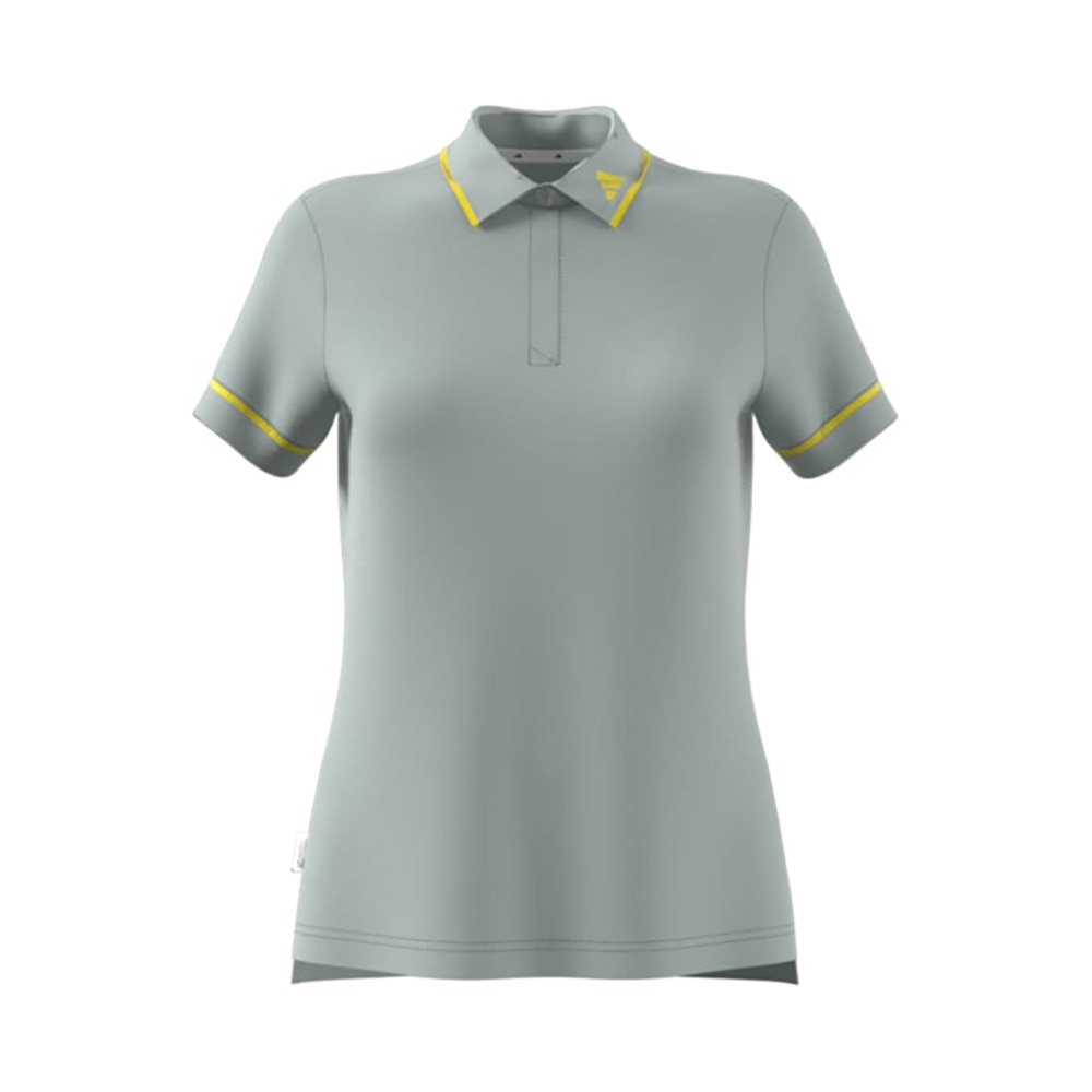 アディダス（adidas）（レディース）ゴルフウェア 吸汗速乾 アディゼロ ツイストニット ベンチレーション 半袖シャツ KUK59-JG1347SLV