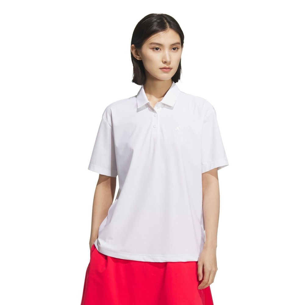 アディダス（adidas）（レディース）ゴルフウェア アディゼロ バックプリント 半袖ポロシャツ KUK66-JE8322W
