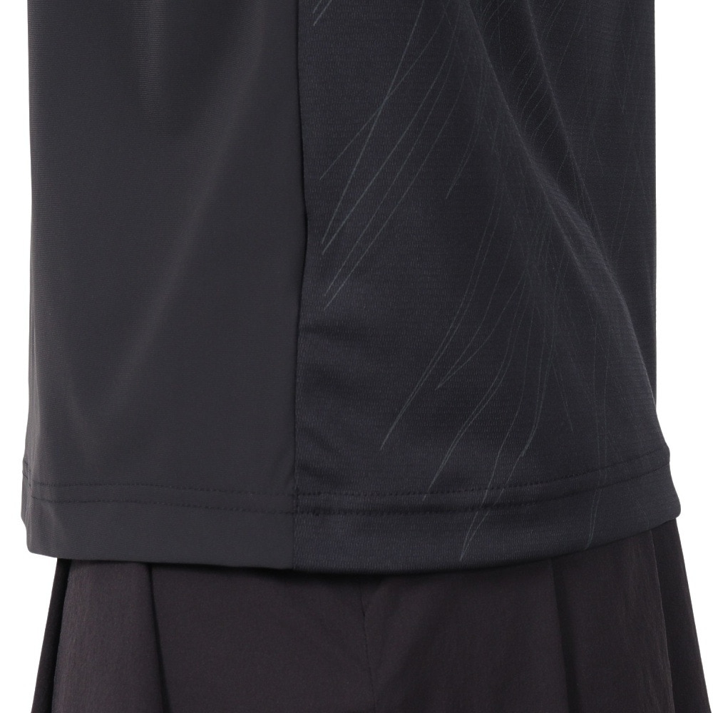 アディダス（adidas）（レディース）ゴルフウェア アディゼロ バックプリント 半袖ポロシャツ KUK66-JG1344BLK