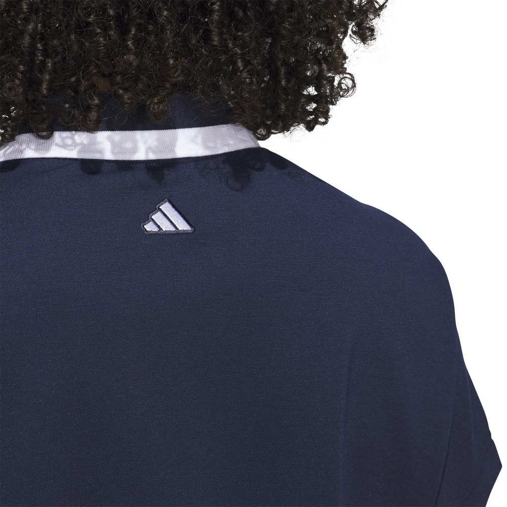 アディダス（adidas）（レディース）ゴルフウェア ビヨンド ザ コース フレンチスリープ ボックスシルエット 半袖ポロシャツ KUL06-JC9244NVY