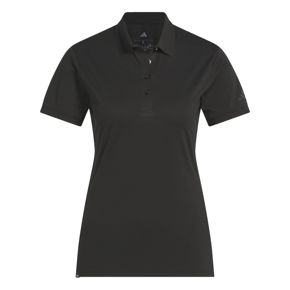 アディダス（adidas）（レディース）ゴルフウェア ツイストニット ベーシック 半袖シャツ KWH97-JC9221BLK