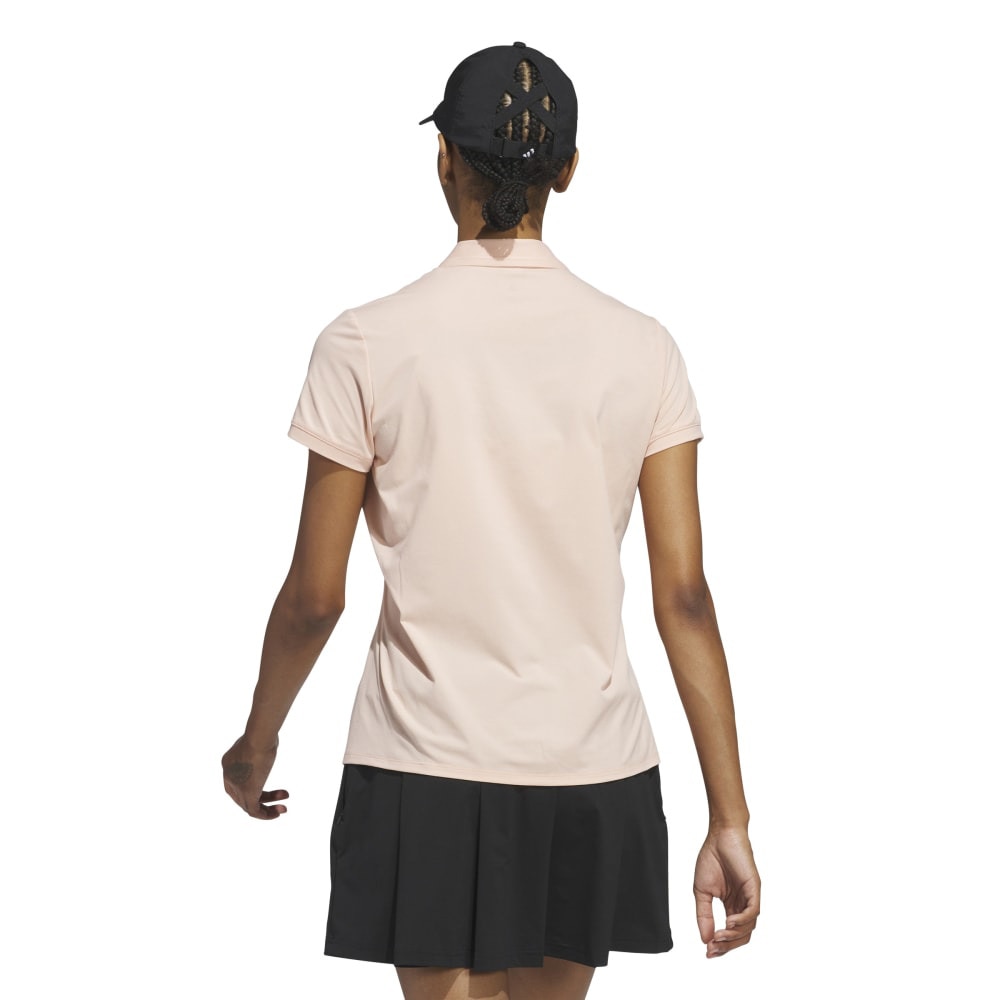 アディダス（adidas）（レディース）ゴルフウェア ツイストニット ベーシック 半袖シャツ KWH97-JE7347PNK