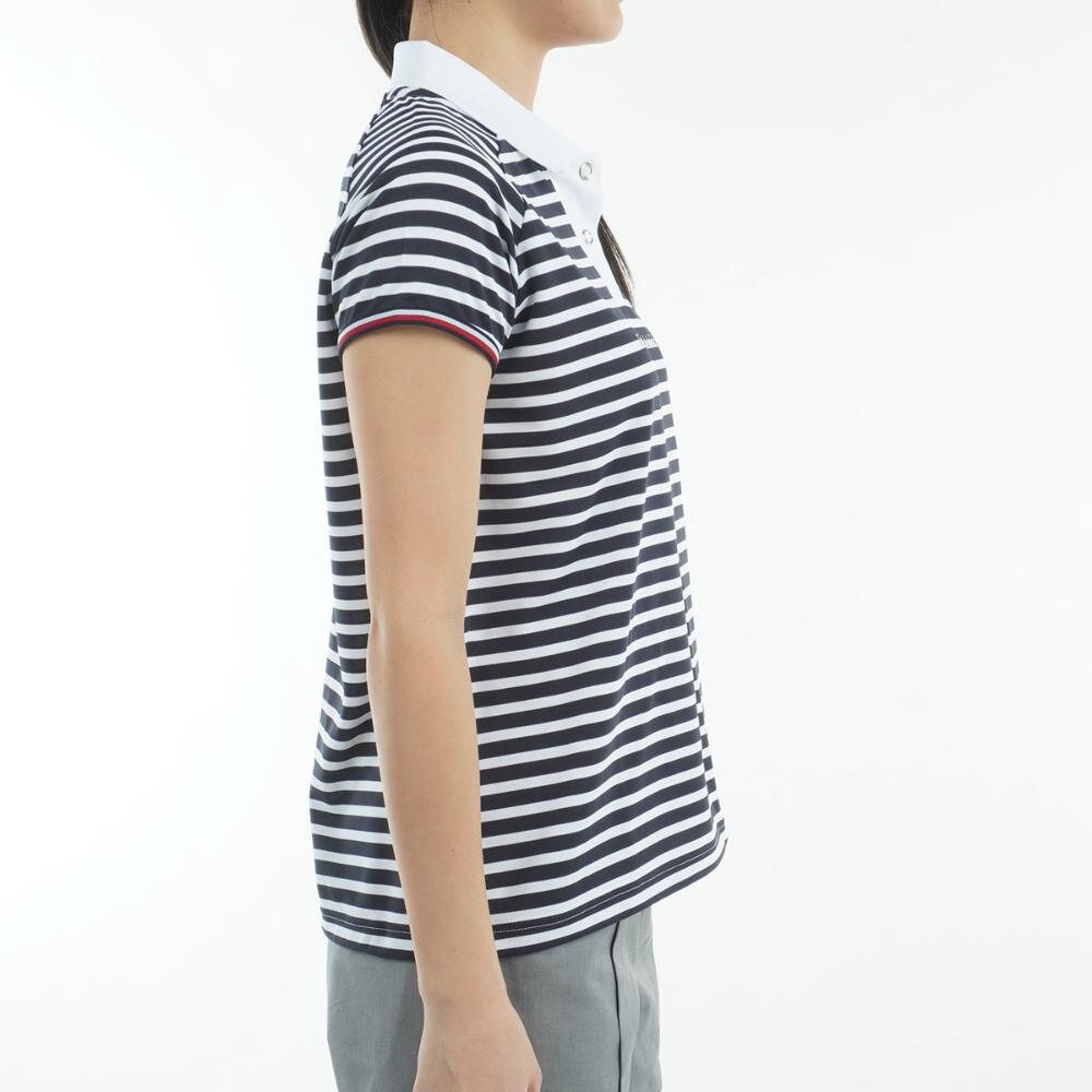 トミー ヒルフィガー ゴルフ（TOMMY HILFIGER GOLF）（レディース）ゴルフウェア 吸水速乾 抗菌防臭 フロントロゴ フレンチスリーブ 半袖 ポロシャツ THLA511-WNVY