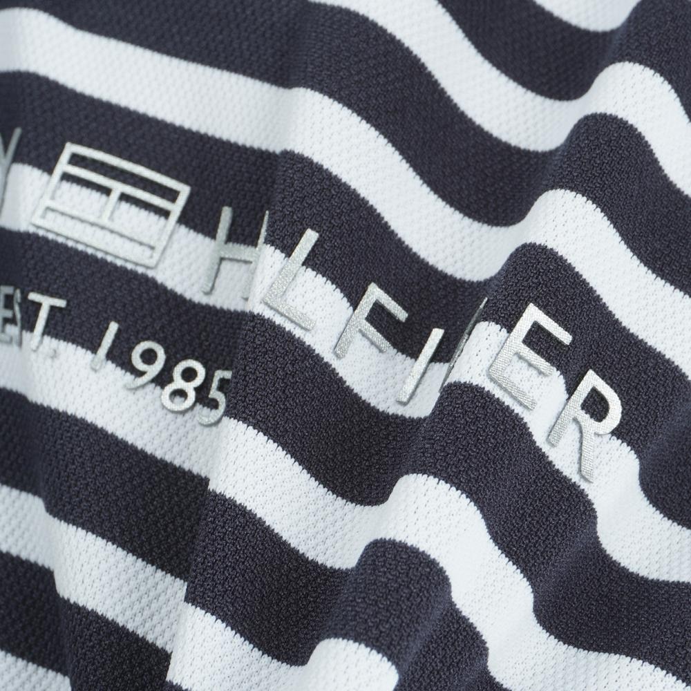 トミー ヒルフィガー ゴルフ（TOMMY HILFIGER GOLF）（レディース）ゴルフウェア 吸水速乾 抗菌防臭 フロントロゴ フレンチスリーブ 半袖 ポロシャツ THLA511-WNVY