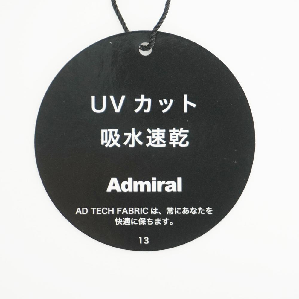 アドミラル ゴルフ（Admiral GOLF）（レディース）ゴルフウェア 吸水速乾 ロゴジャガード 半袖ポロシャツ ADLA508-BLK