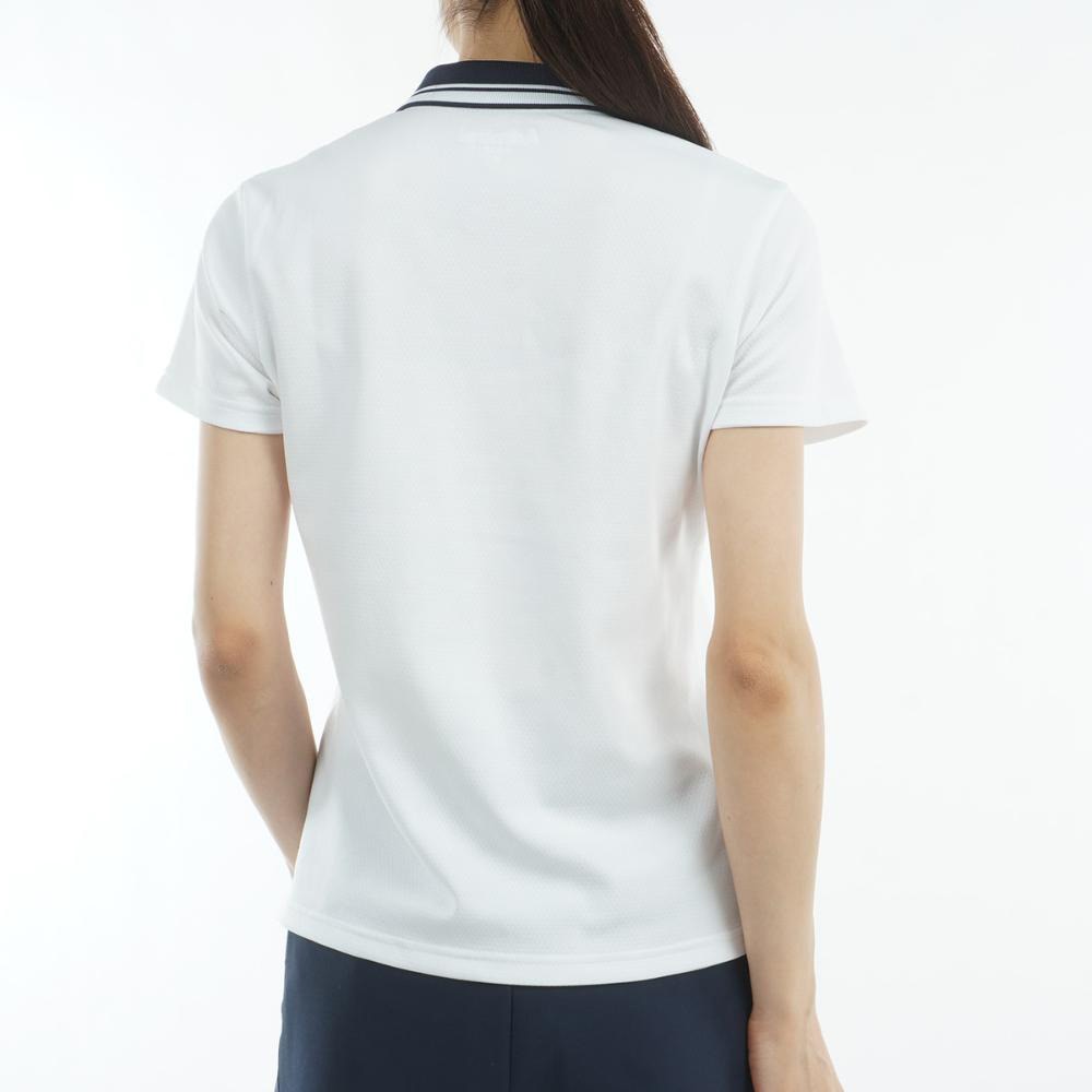 アドミラル ゴルフ（Admiral GOLF）（レディース）ゴルフウェア カラタッチ ワンポイント 半袖ポロシャツ ADLA519-WHT
