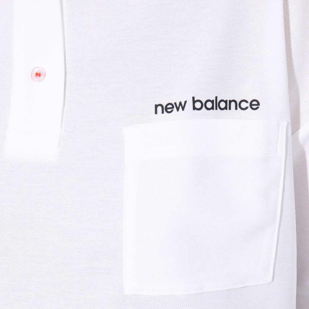 ニューバランス（new balance）（レディース）ゴルフウェア 吸水速乾 ハーフスリーブ ビッグポロシャツ 012-5160501-030