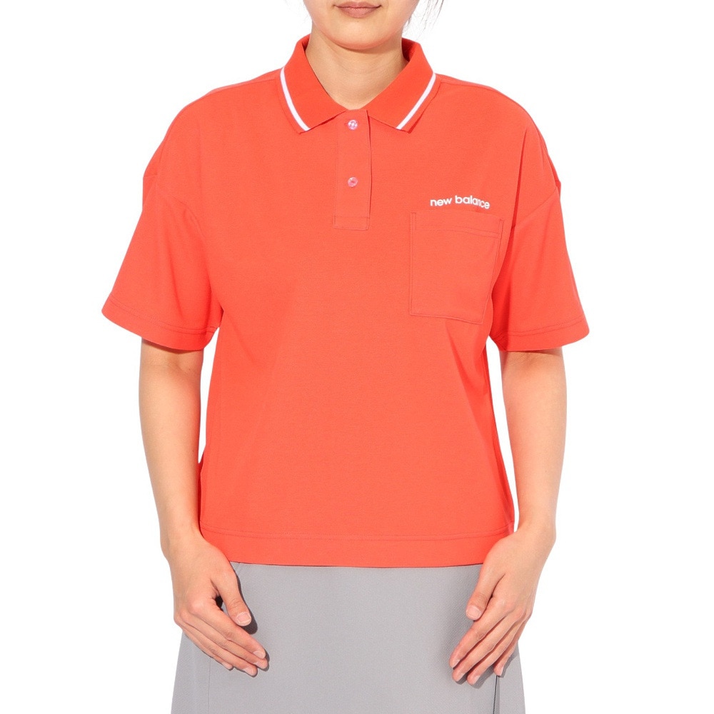 ニューバランス（new balance）（レディース）ゴルフウェア BIG 半袖ポロシャツ 012-5160501-101
