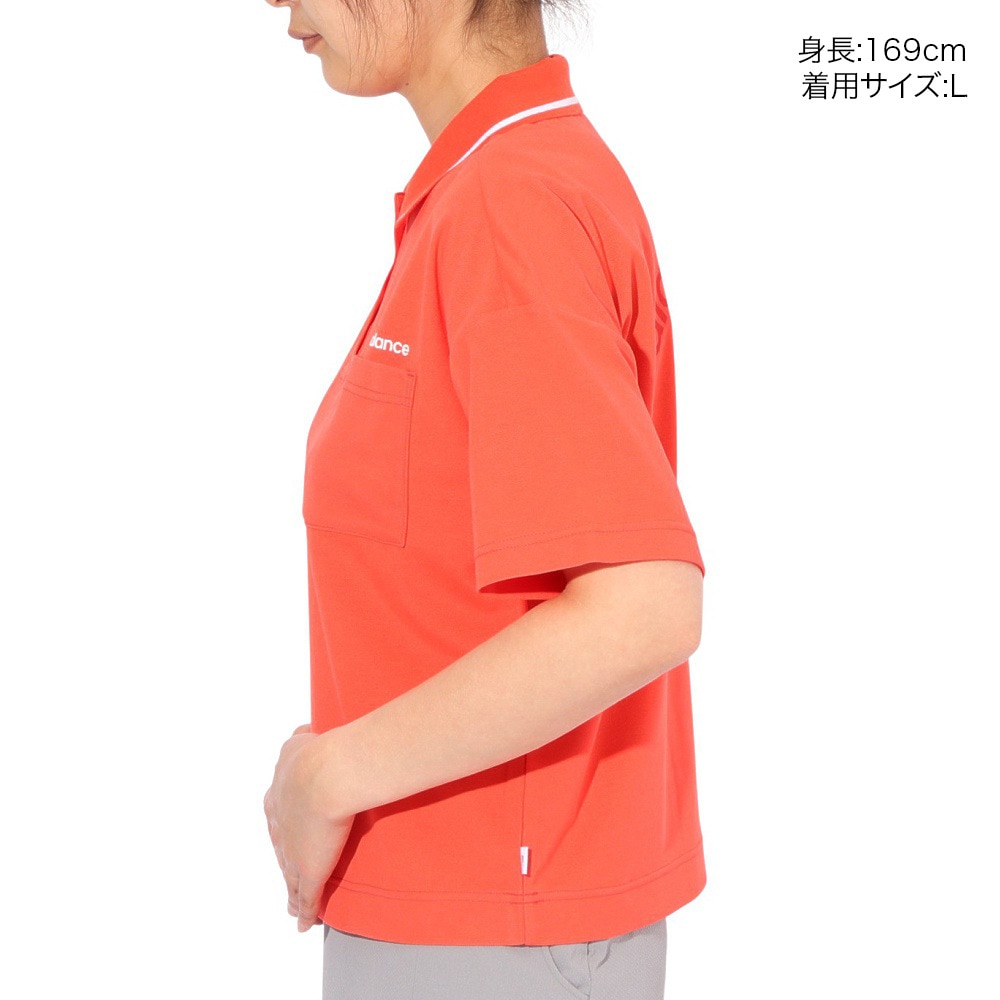 ニューバランス（new balance）（レディース）ゴルフウェア BIG 半袖ポロシャツ 012-5160501-101