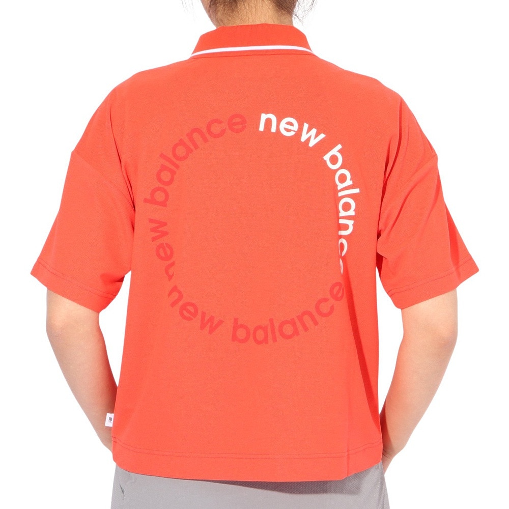ニューバランス（new balance）（レディース）ゴルフウェア BIG 半袖ポロシャツ 012-5160501-101