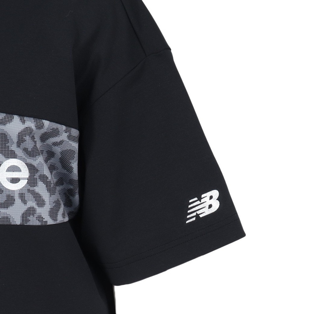 ニューバランス（new balance）（レディース）ゴルフウェア ハーフスリーブ ビッグポロシャツ 012-5160503-010