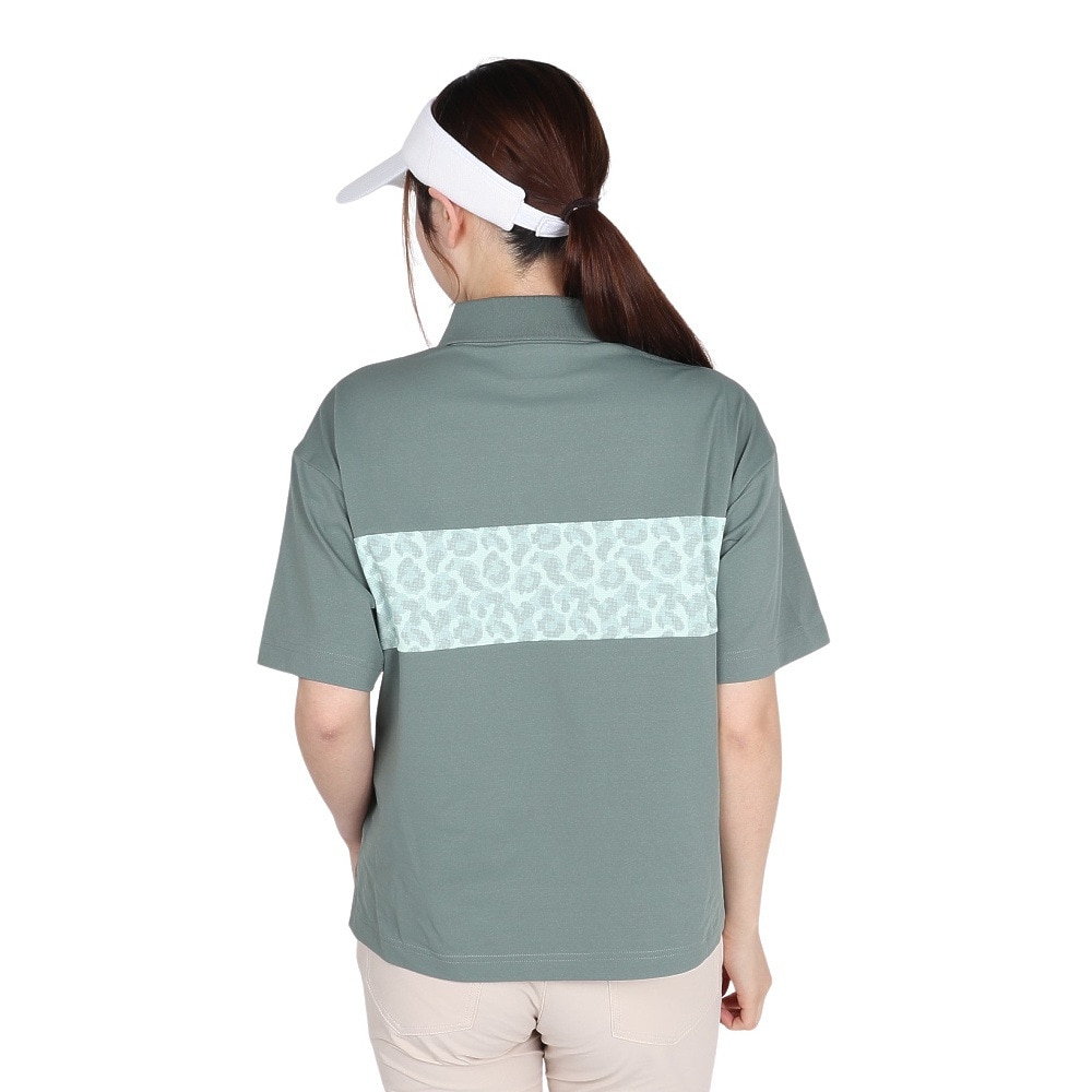 ニューバランス（new balance）（レディース）ゴルフウェア ハーフスリーブ ビッグポロシャツ 012-5160503-181