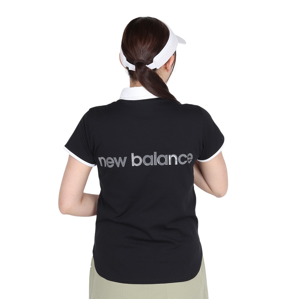 ニューバランス（new balance）（レディース）ゴルフウェア 半袖 カラーシャツ 012-5168501-010