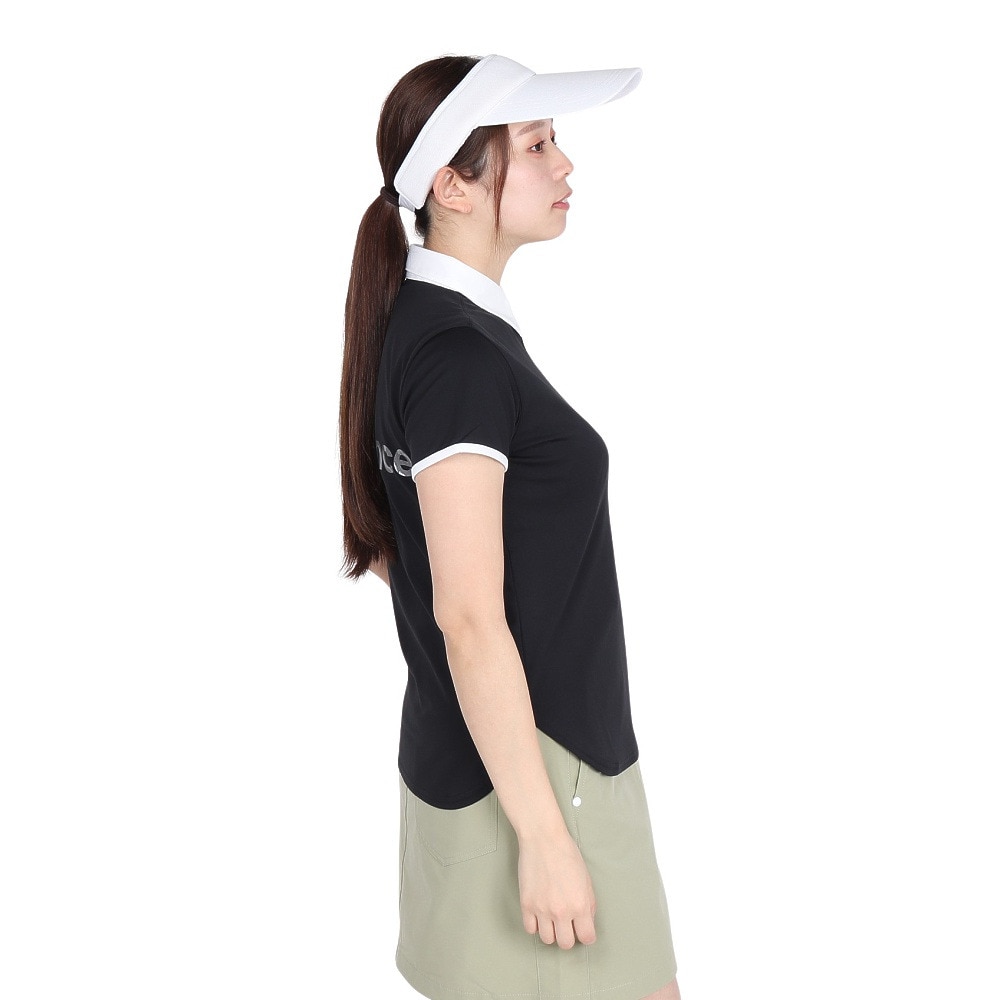 ニューバランス（new balance）（レディース）ゴルフウェア 半袖 カラーシャツ 012-5168501-010