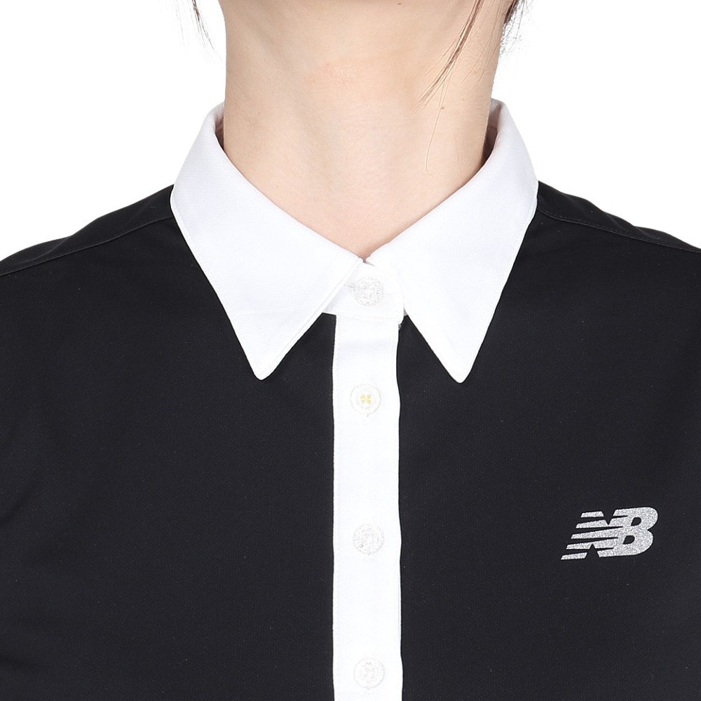 ニューバランス（new balance）（レディース）ゴルフウェア 半袖 カラーシャツ 012-5168501-010