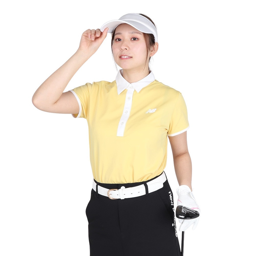 ニューバランス（new balance）（レディース）ゴルフウェア 半袖 カラーシャツ 012-5168501-150