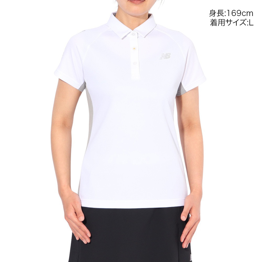 ニューバランス（new balance）（レディース）ゴルフウェア 半袖 COLLAR シャツ 012-5168502-030