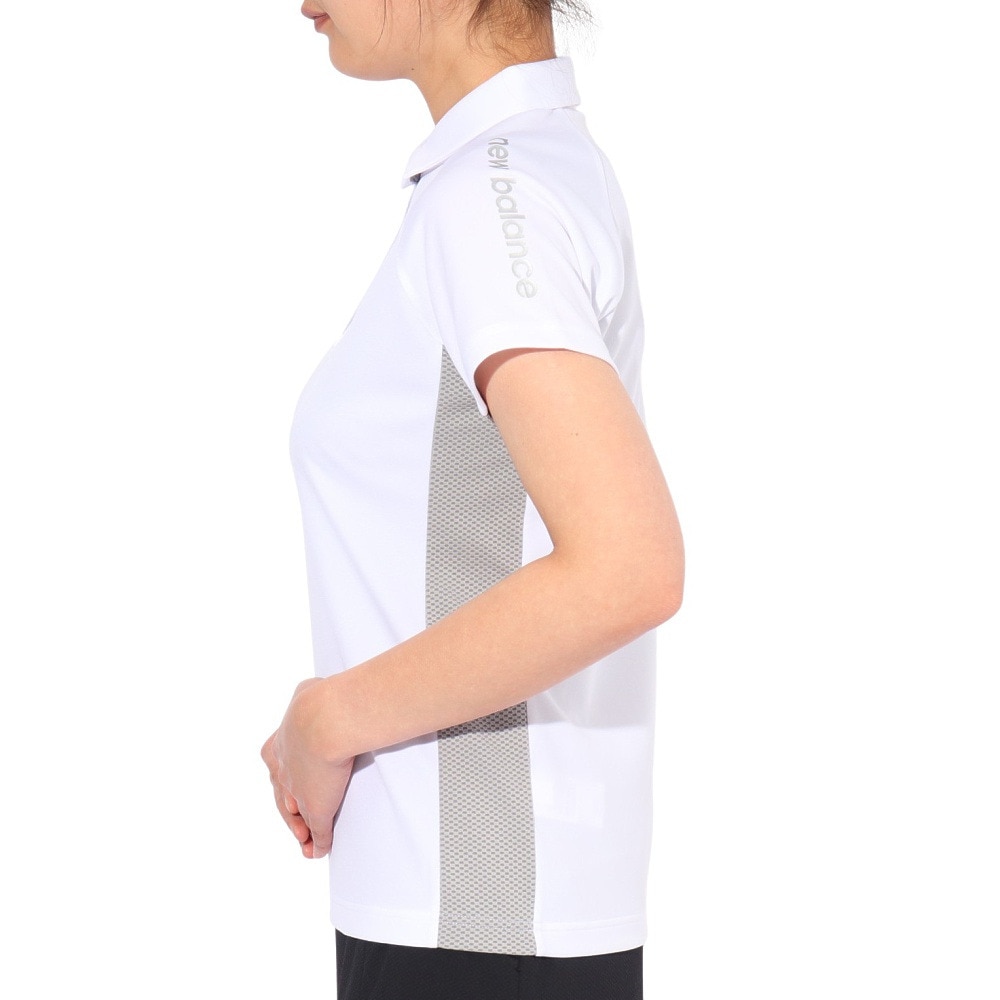 ニューバランス（new balance）（レディース）ゴルフウェア 半袖 COLLAR シャツ 012-5168502-030