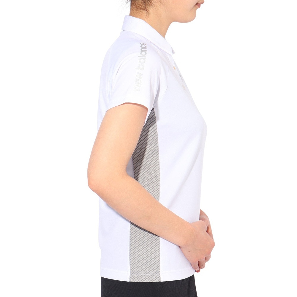 ニューバランス（new balance）（レディース）ゴルフウェア 半袖 COLLAR シャツ 012-5168502-030