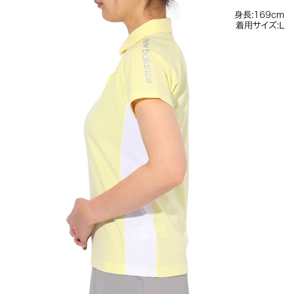 ニューバランス（new balance）（レディース）ゴルフウェア 半袖 COLLAR シャツ 012-5168502-060