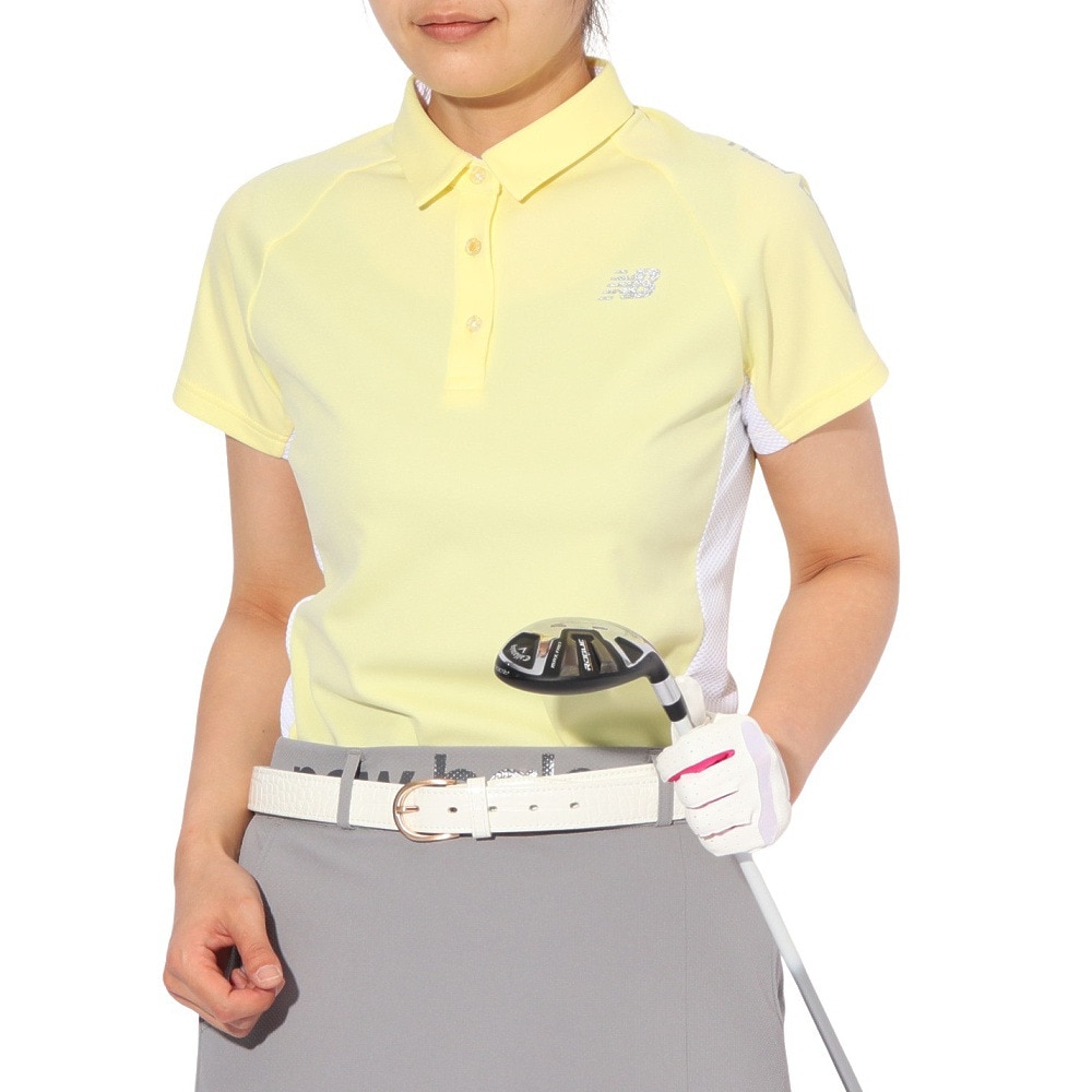 ニューバランス（new balance）（レディース）ゴルフウェア 半袖 COLLAR シャツ 012-5168502-060