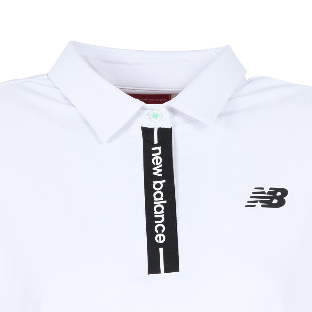 ニューバランス（new balance）（レディース）ゴルフウェア フレンチスリーブ COLLAR シャツ 012-5168504-030
