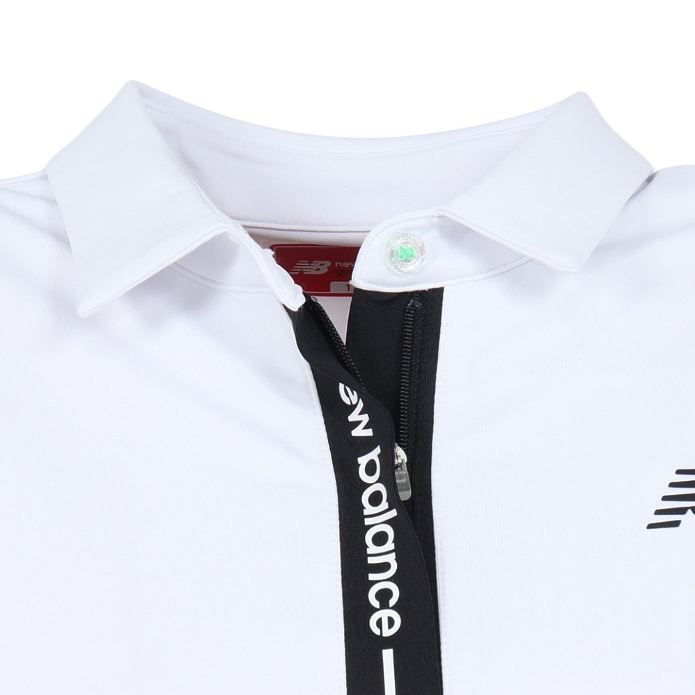 ニューバランス（new balance）（レディース）ゴルフウェア フレンチスリーブ COLLAR シャツ 012-5168504-030